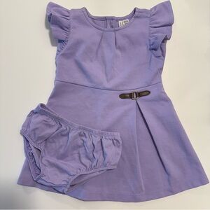 Janie and Jack Lavender Dress with Bloomers - 18-24mo